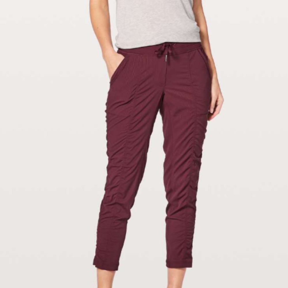 Lululemon Street to Studio Pant Unlined Redwood